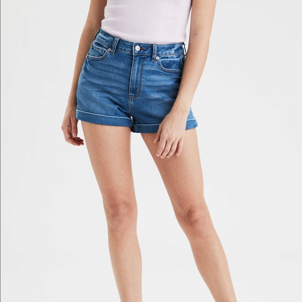 American Eagle High Waisted Mom Shorts